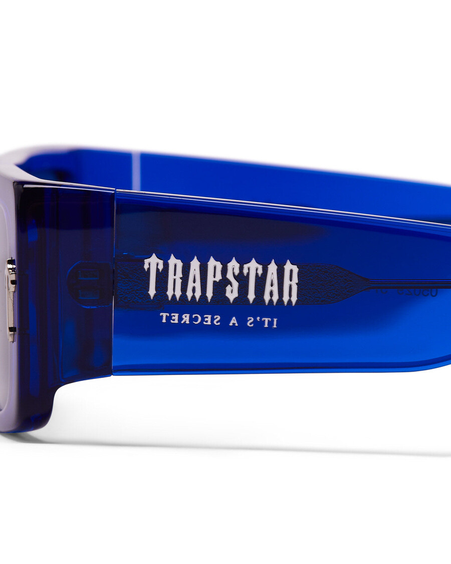 Trapstar Decoded Acetate Sunglasses - Blue