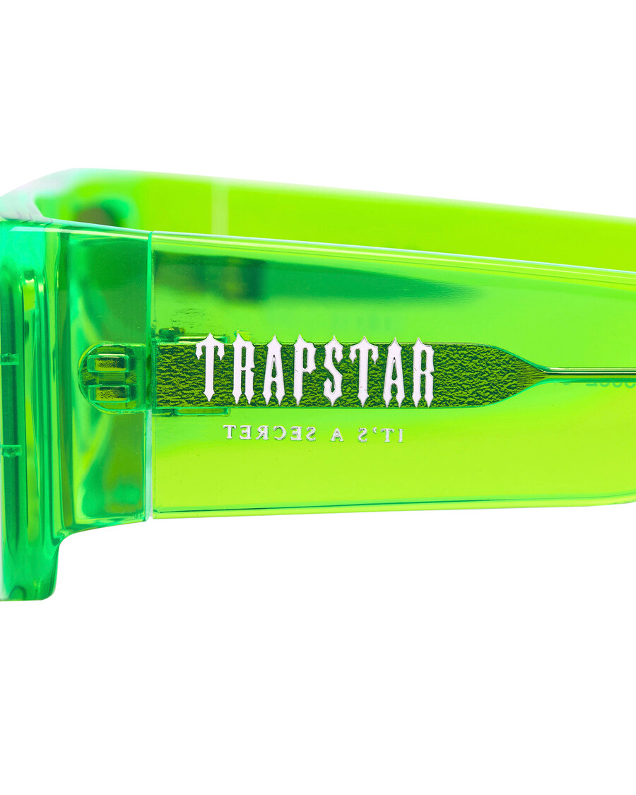 Trapstar Decoded Acetate Sunglasses - Green