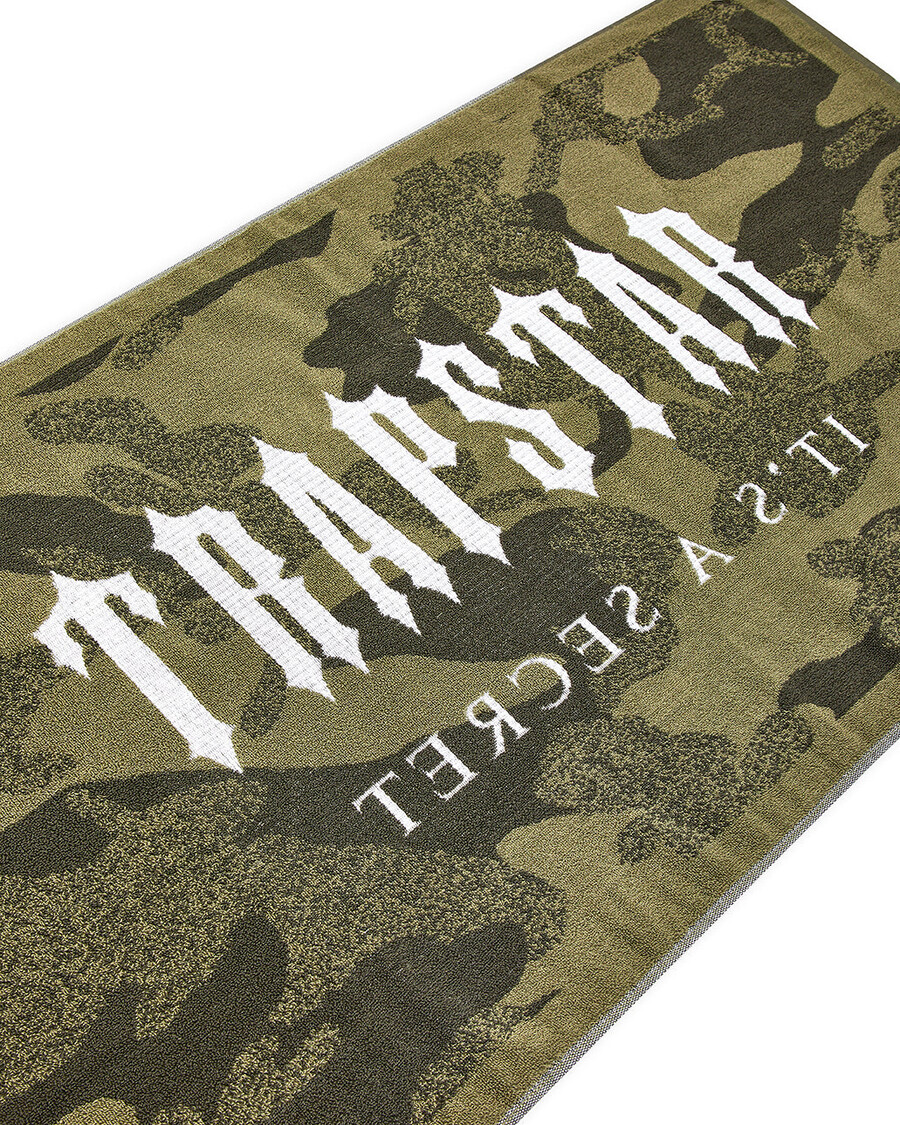 Trapstar Irongate Beach Towel - Khaki Camo