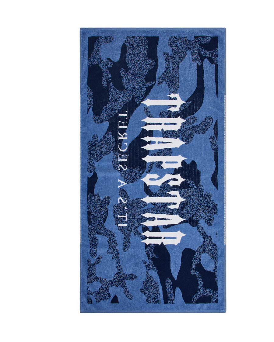 Trapstar Irongate Beach Towel - Blue Camo