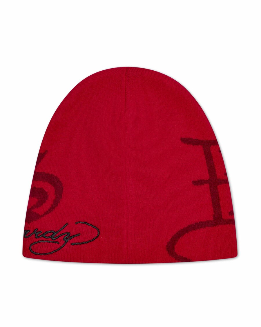 Trapstar Trapstar x Ed Hardy Beanie - Red