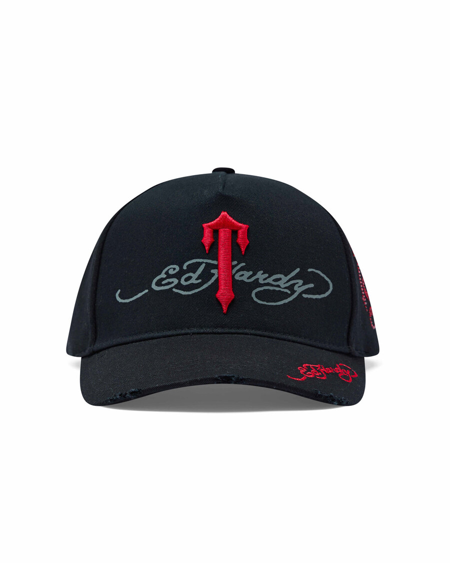 Trapstar Trapstar x Ed Hardy Irongate T Cap - Black