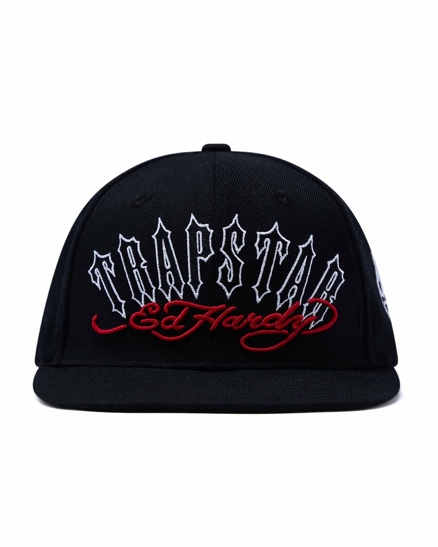 Trapstar Trapstar x Ed Hardy Snapback - Black