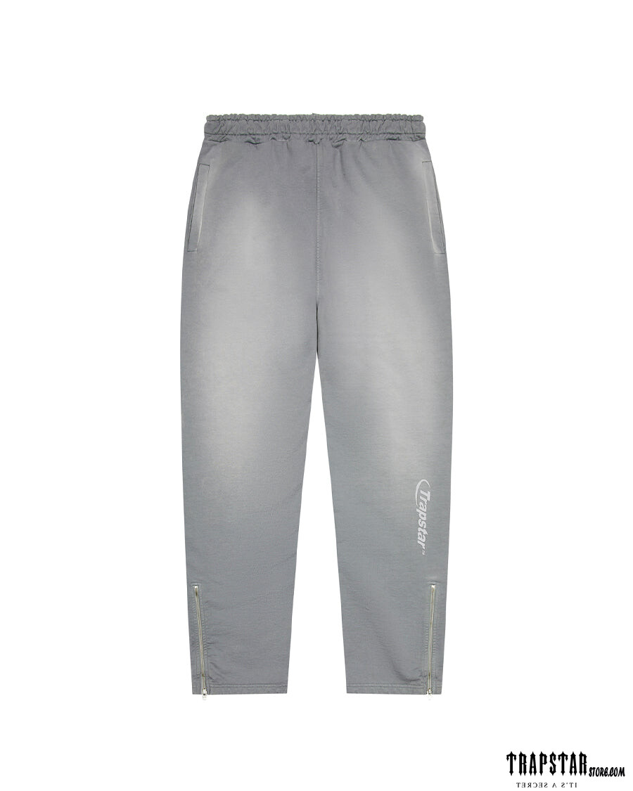Trapstar Hyperdrive Spray Joggers - Grey/ Cream