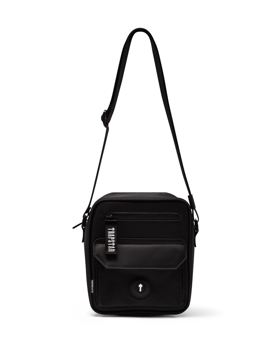 Trapstar Decoded Messenger Bag - Black