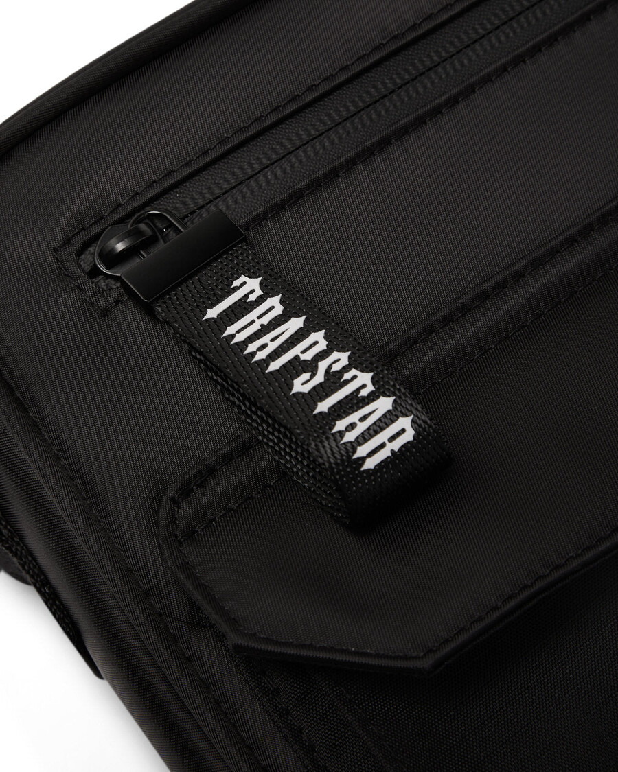 Trapstar Decoded Messenger Bag - Black