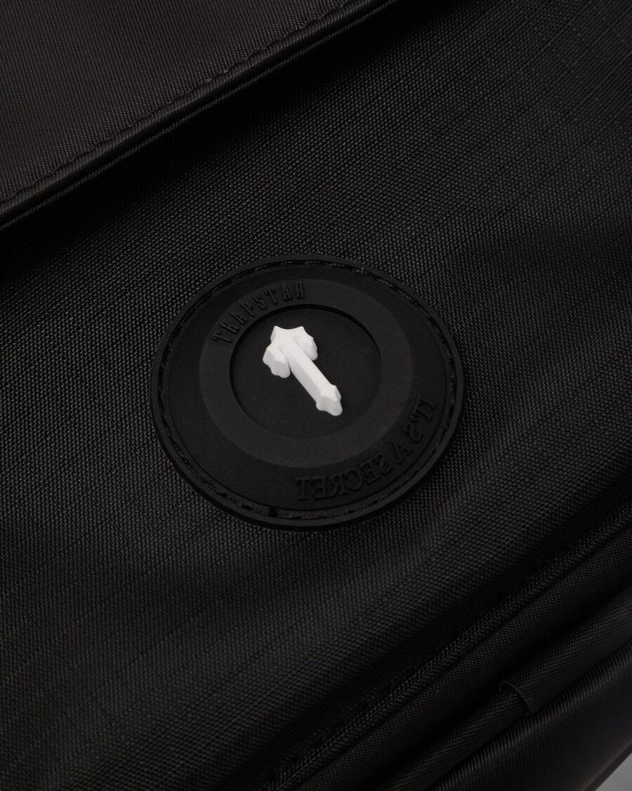 Trapstar Decoded Messenger Bag - Black