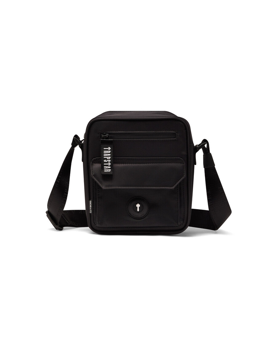 Trapstar Decoded Messenger Bag - Black