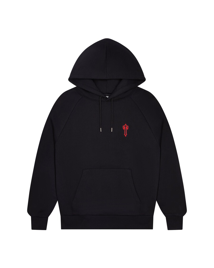 Trapstar Foundation Hoodie - Black/Red