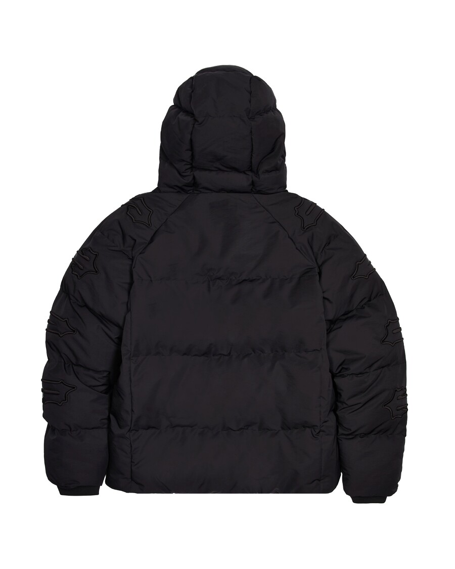 Trapstar Irongate Hooded Sleeve Puffer - Blackout