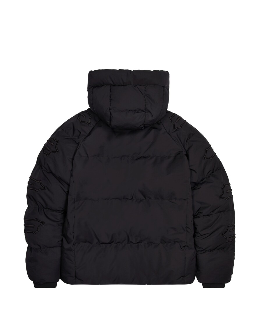 Trapstar Irongate Hooded Sleeve Puffer - Blackout