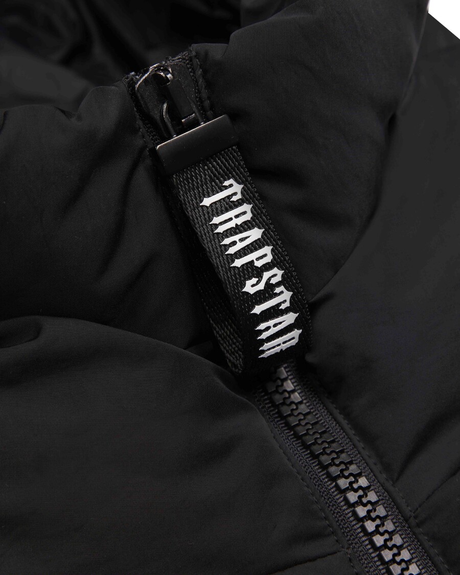 Trapstar Irongate Hooded Sleeve Puffer - Blackout