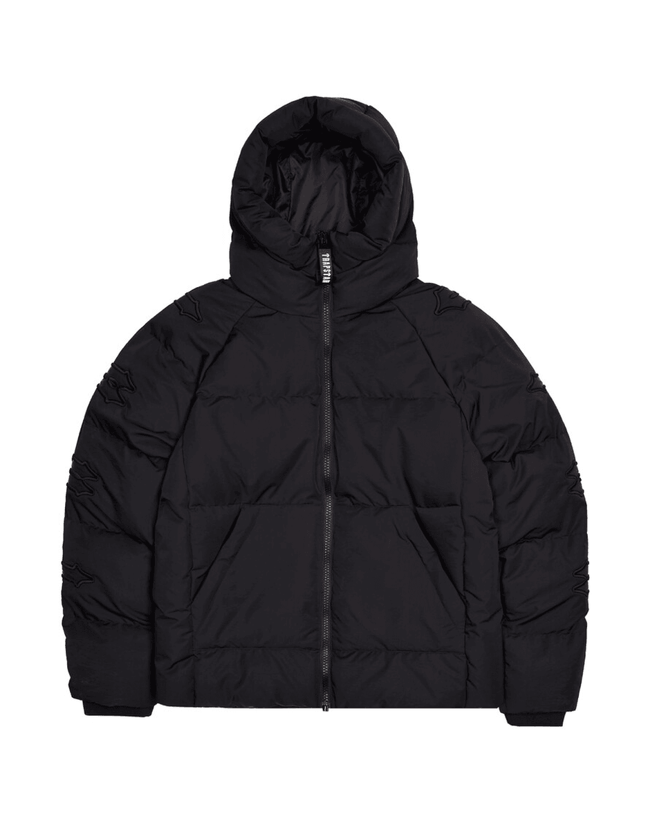 Trapstar London Irongate Kapuljača S Rukavima Puffer - Blackout