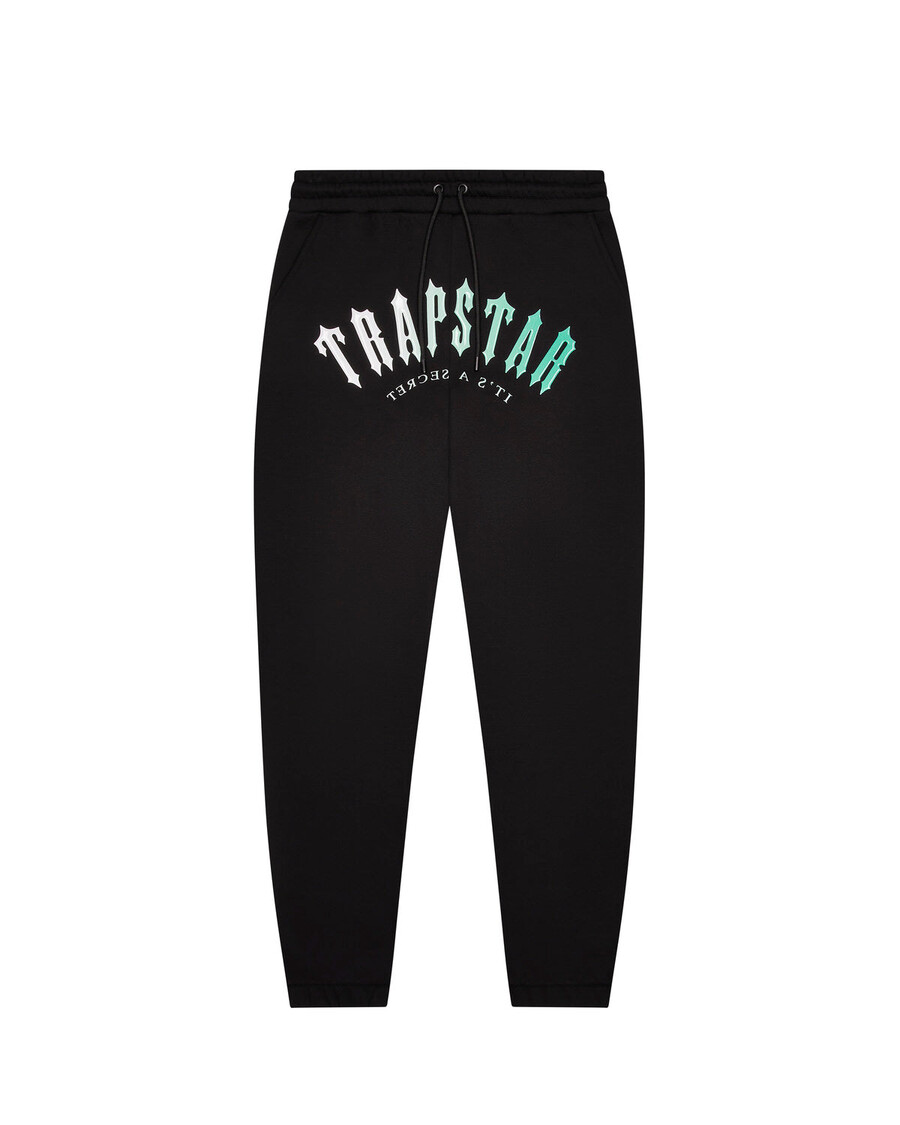 Trapstar Decoded Hooded Gel Tracksuit - Black/Teal