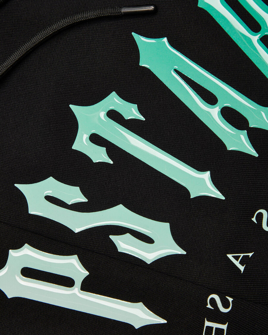 Trapstar Decoded Hooded Gel Tracksuit - Black/Teal