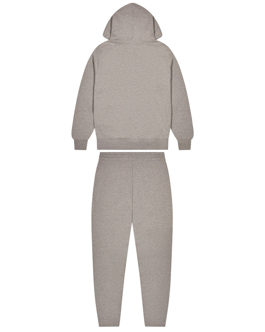 Trapstar Decoded Hooded Gel Tracksuit - Grey/Yellow