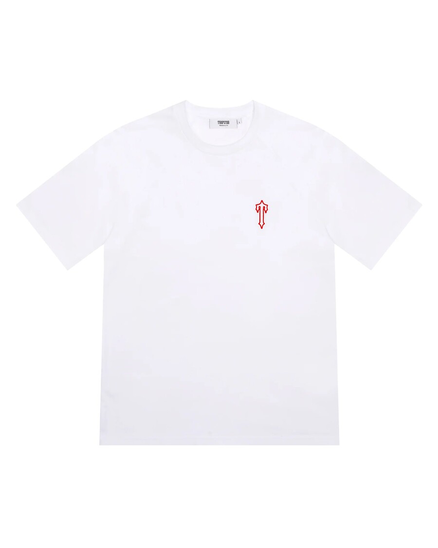 Trapstar Foundation Tee - White/Red