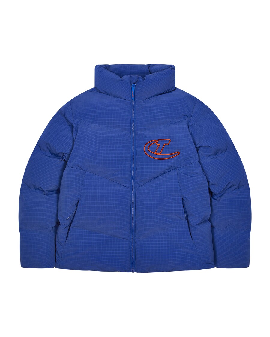 Trapstar Hyperdrive Ripstop Puffer - Blue/Orange