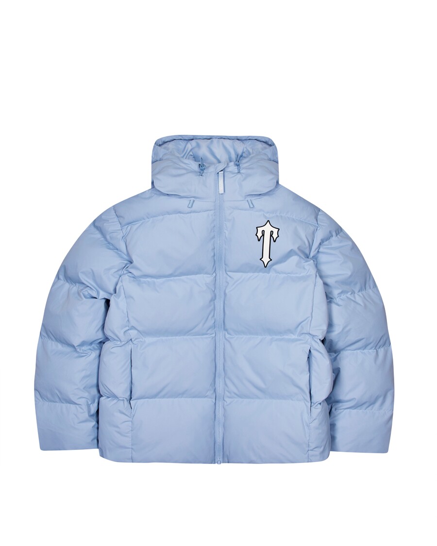 Trapstar Irongate Arch Hooded Puffer - Light Blue