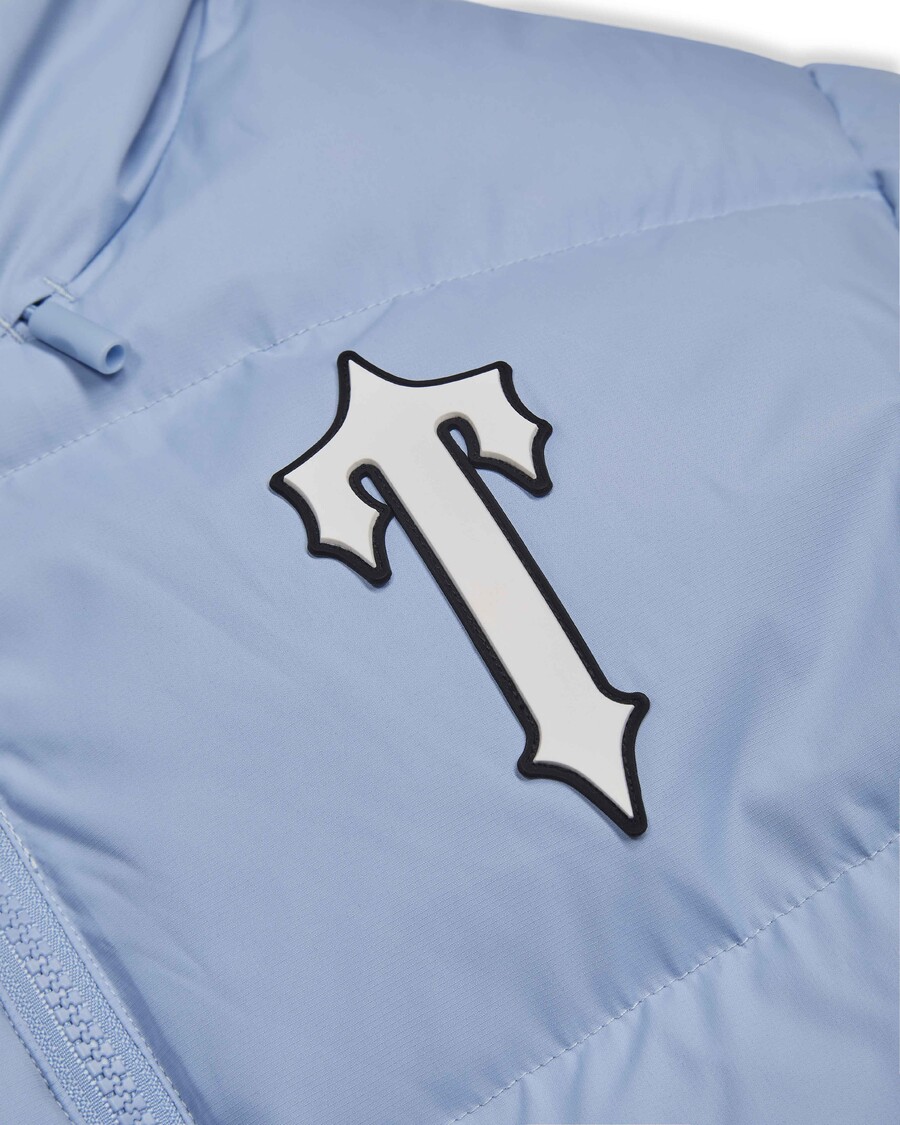 Trapstar Irongate Arch Hooded Puffer - Light Blue