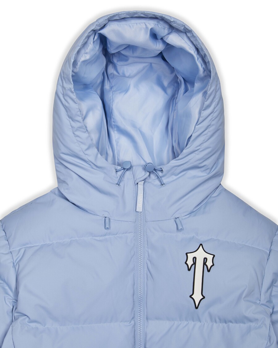 Trapstar Irongate Arch Hooded Puffer - Light Blue