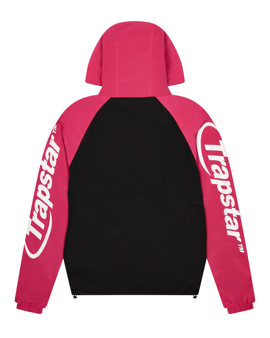 Trapstar Hyperdrive Windbreaker - Black/Hot Pink
