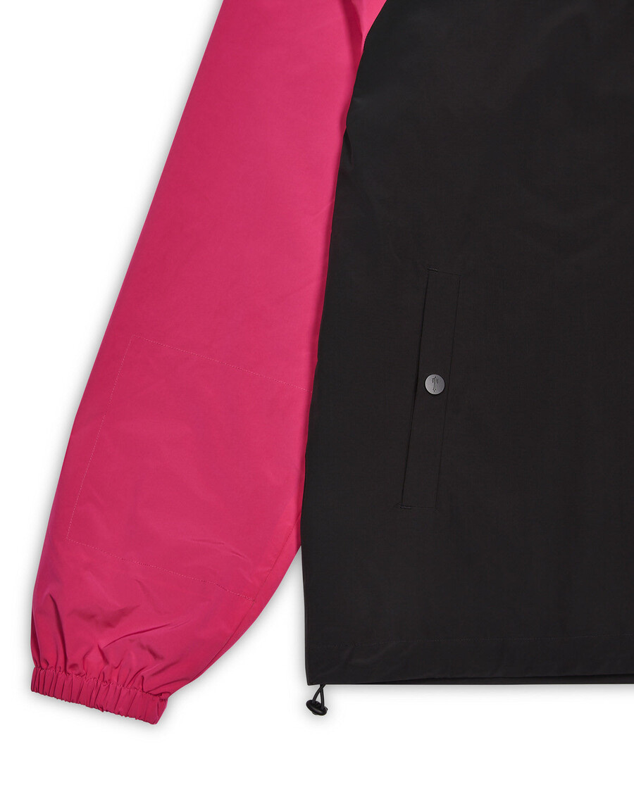 Trapstar Hyperdrive Windbreaker - Black/Hot Pink