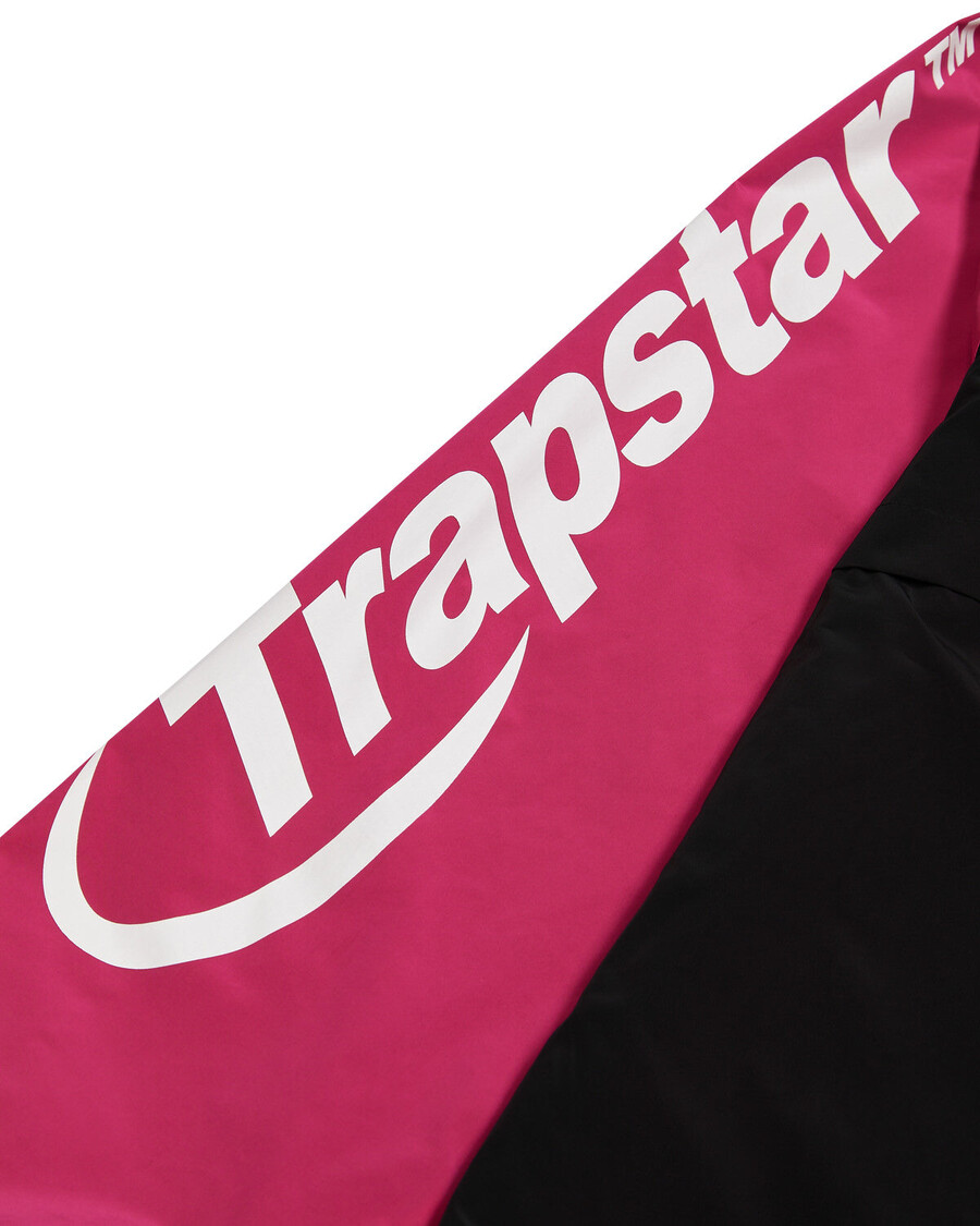 Trapstar Hyperdrive Windbreaker - Black/Hot Pink