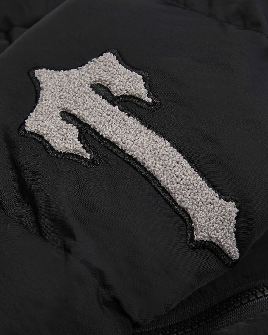 Trapstar Irongate Chenille Sleeve Puffer - Black