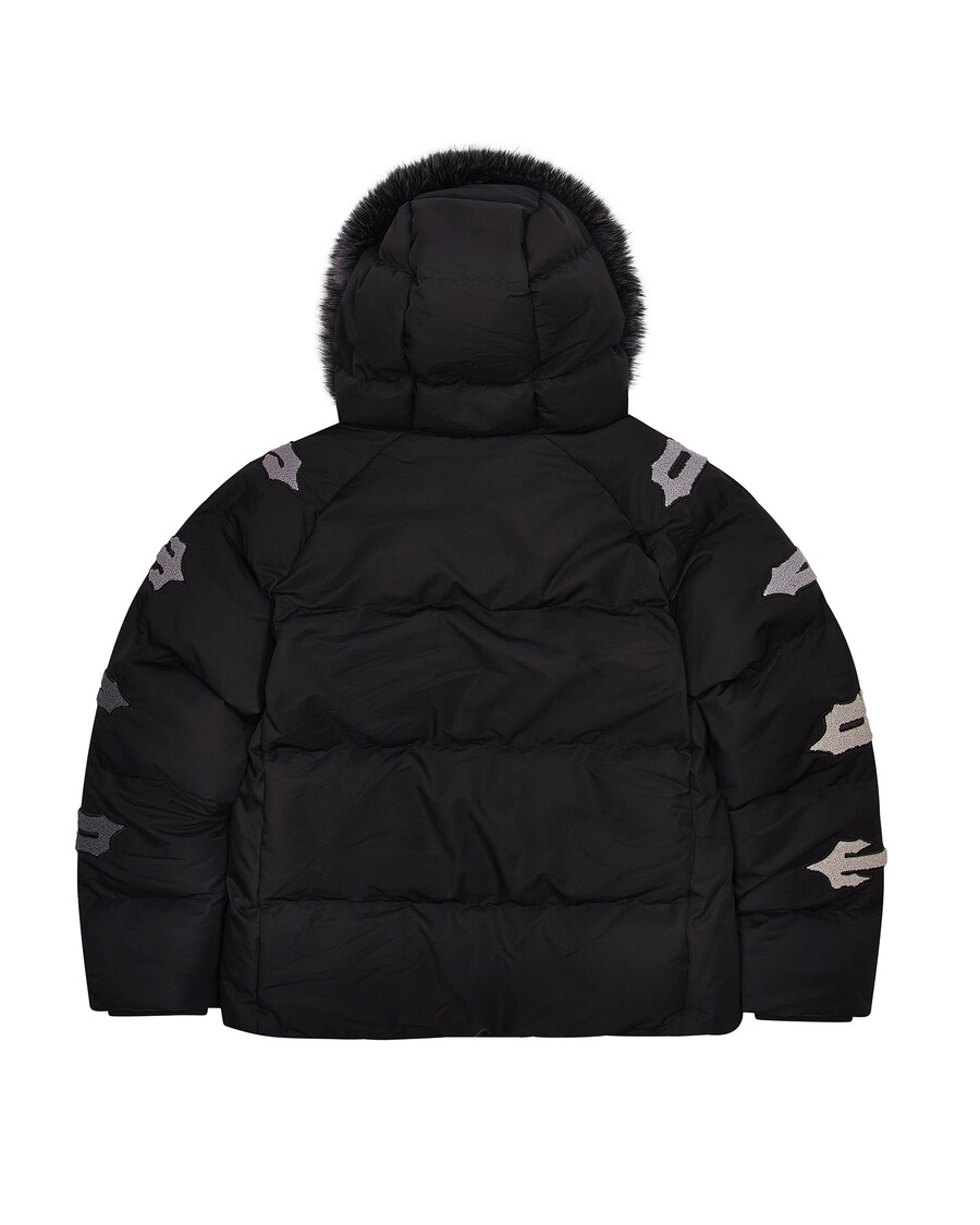 Trapstar Irongate Chenille Sleeve Puffer - Black