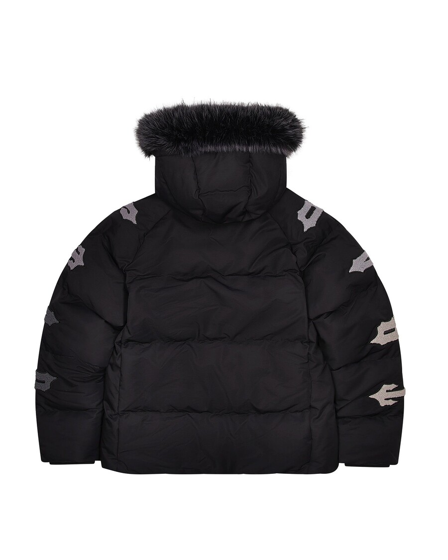 Trapstar Irongate Chenille Sleeve Puffer - Black