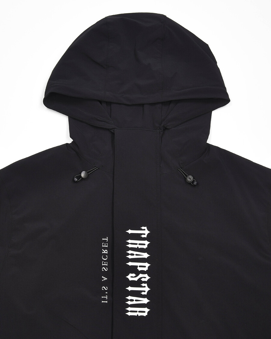 Trapstar Decoded Tech Windbreaker - Black