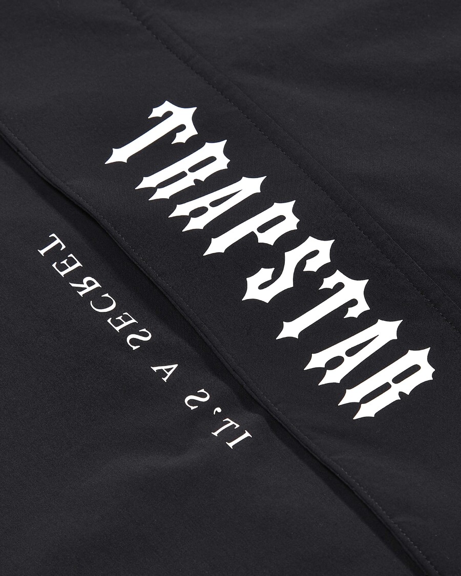 Trapstar Decoded Tech Windbreaker - Black