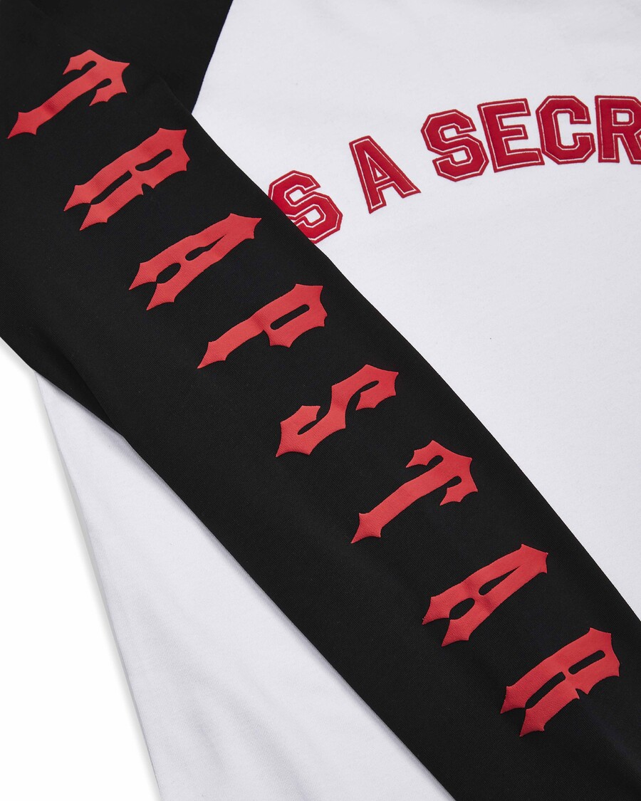 Trapstar Irongate LS Top - White/Black/Red