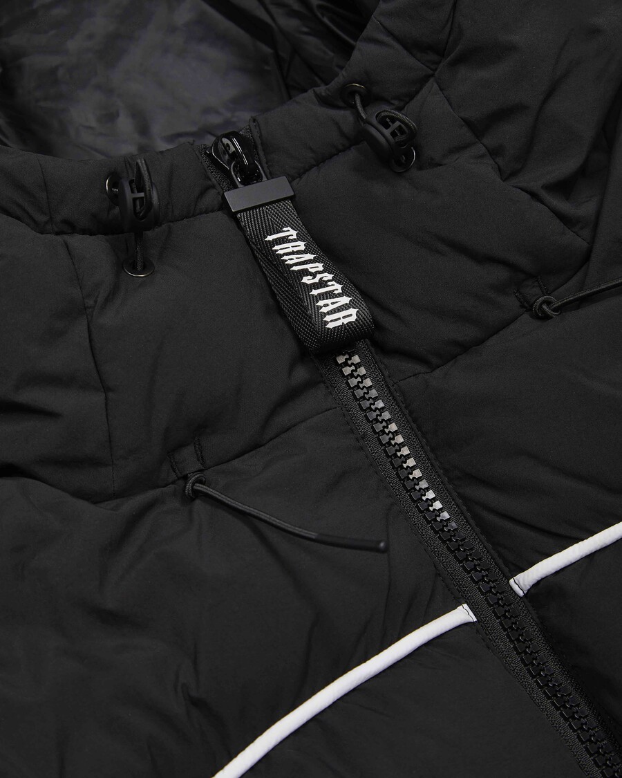 Trapstar Irongate Arch Piping Puffer - Black/White