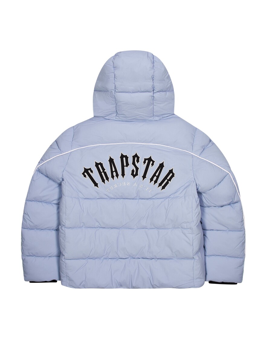 Trapstar Irongate Arch Pipping Puffer - Ice Blue