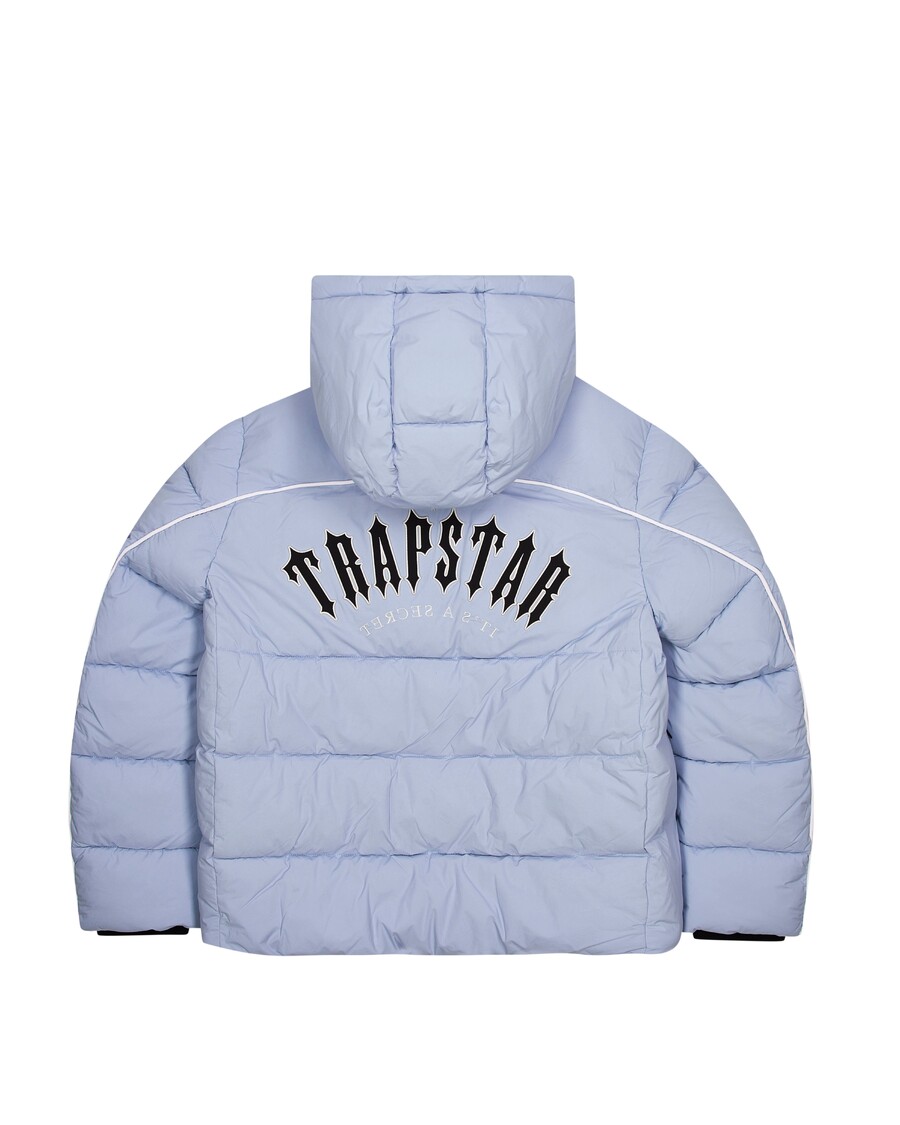Trapstar Irongate Arch Pipping Puffer - Ice Blue