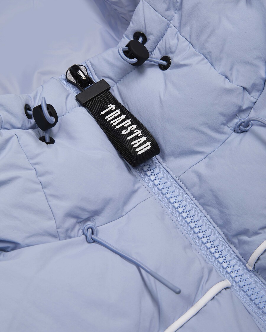 Trapstar Irongate Arch Pipping Puffer - Ice Blue