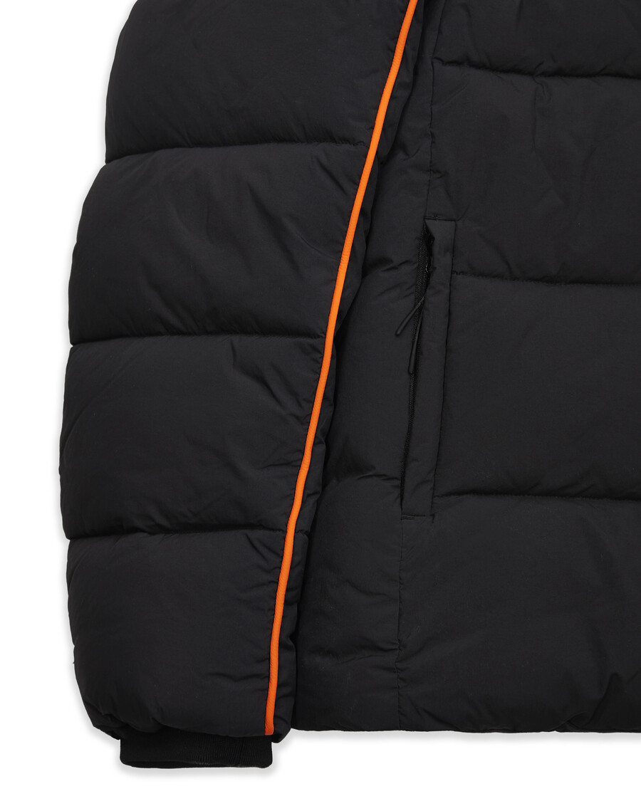 Trapstar Irongate Arch Piping Puffer - Black/Orange