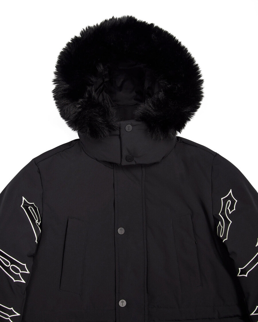 Trapstar Irongate Hooded Parker - Black
