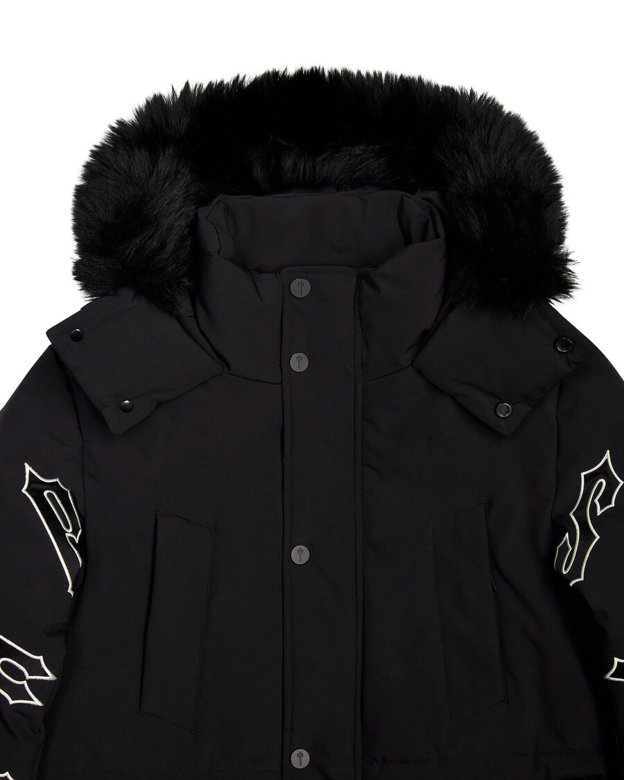 Trapstar Irongate Hooded Parker - Black