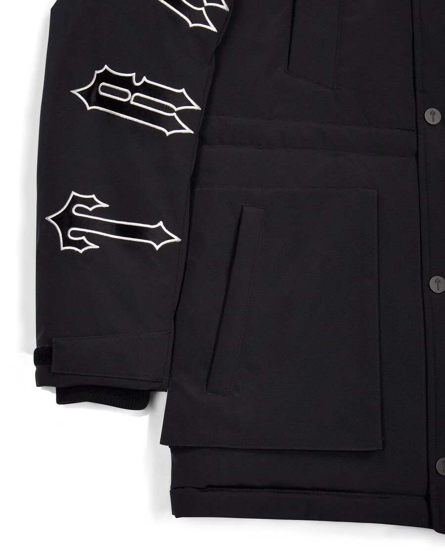 Trapstar Irongate Hooded Parker - Black