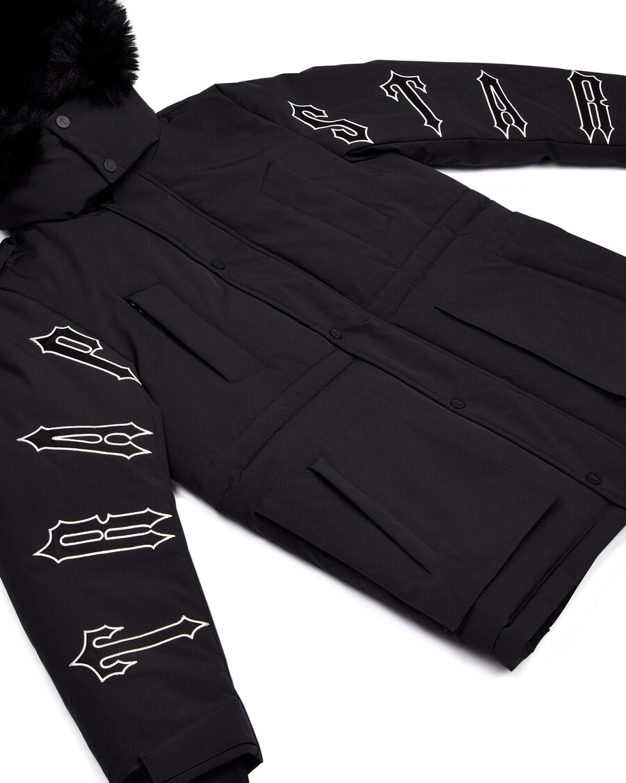 Trapstar Irongate Hooded Parker - Black
