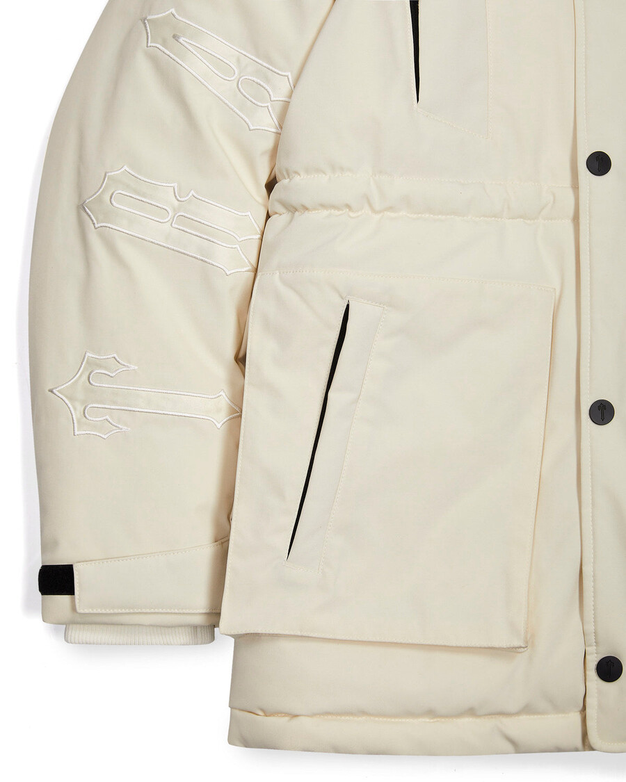 Trapstar Irongate Hooded Parker - Off White