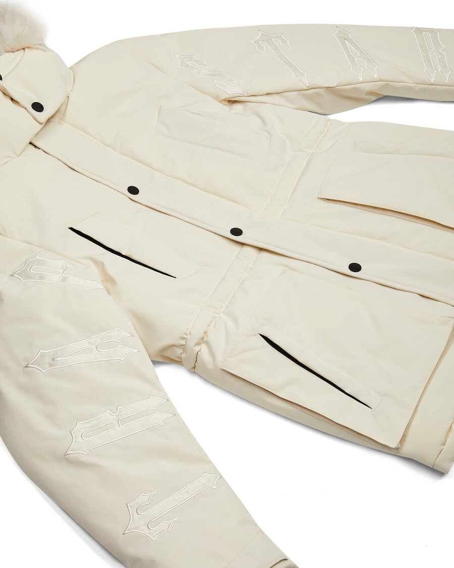 Trapstar Irongate Hooded Parker - Off White