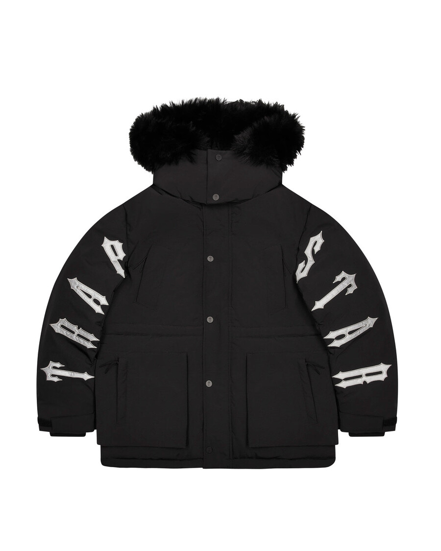Trapstar Irongate Parker - Black Reflective
