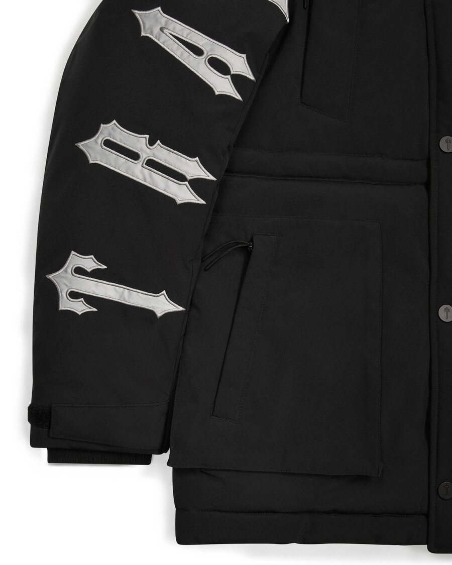 Trapstar Irongate Parker - Black Reflective