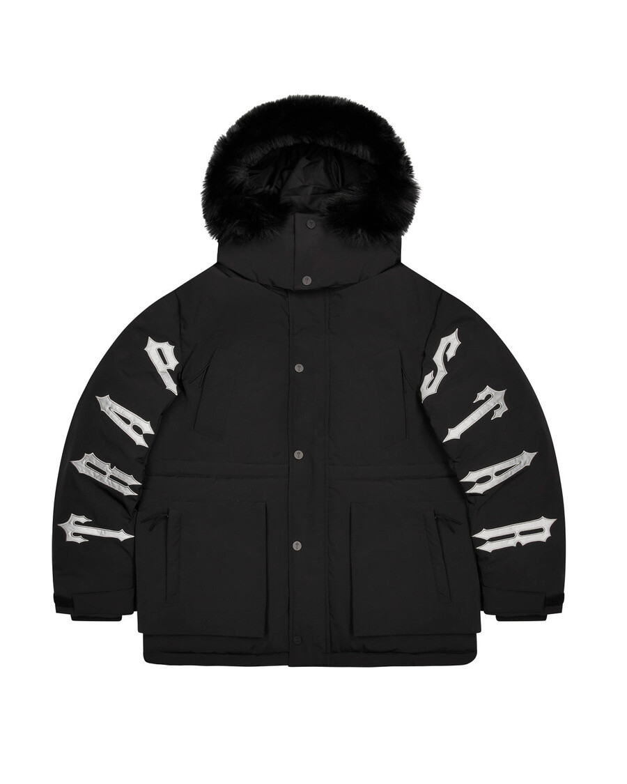 Trapstar Irongate Parker - Black Reflective