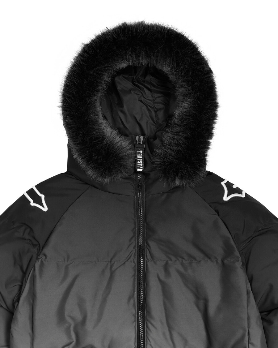 Trapstar Irongate Sleeve Puffer - Black Gradient