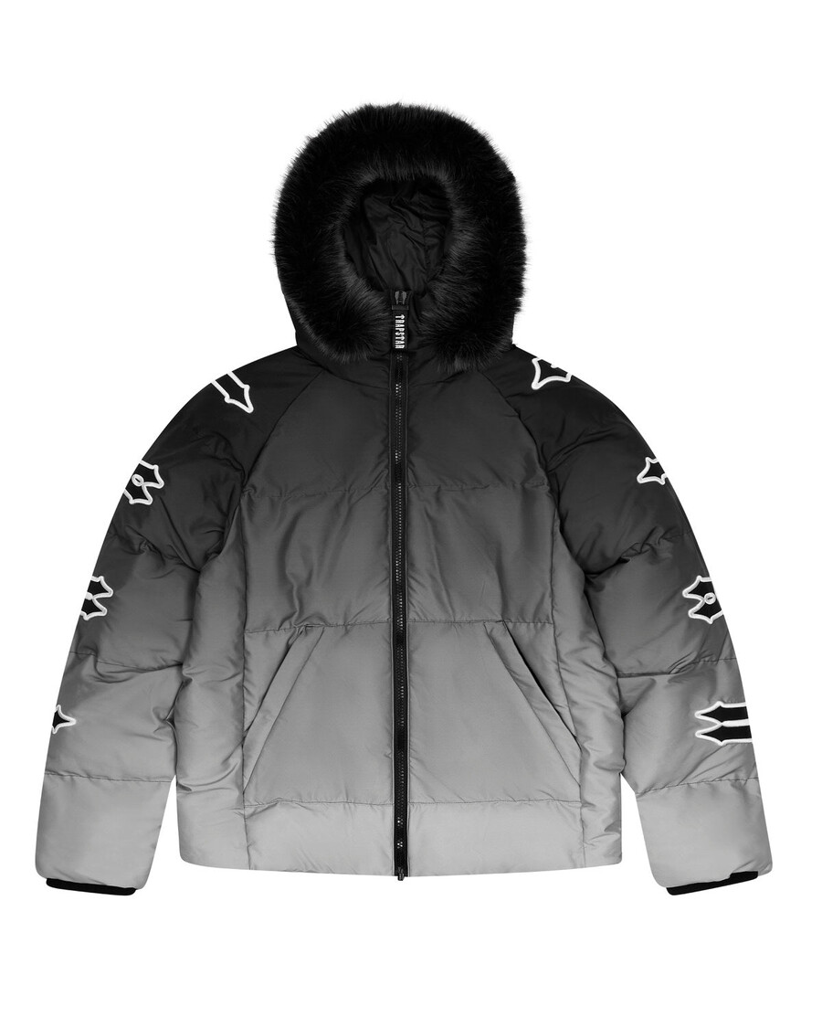 Trapstar Irongate Sleeve Puffer - Black Gradient